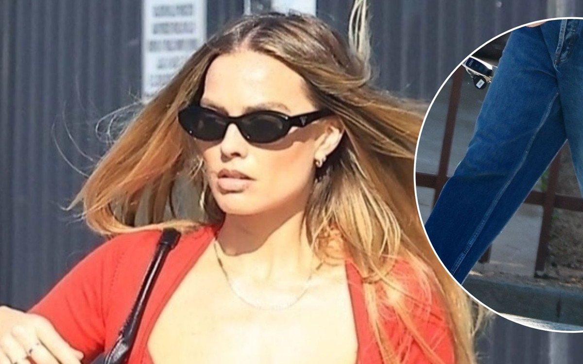 Szczuplutka Margot Robbie. Po ciąży ani śladu. Tak wygląda na co dzień (PAPARAZZI)