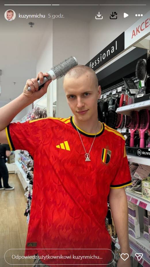 Gwiazdy golą się dla dzieciaków, fot. Instagram