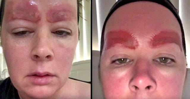 Jej marzeniem były piękne brwi, a z salonu wyszła Z TYM