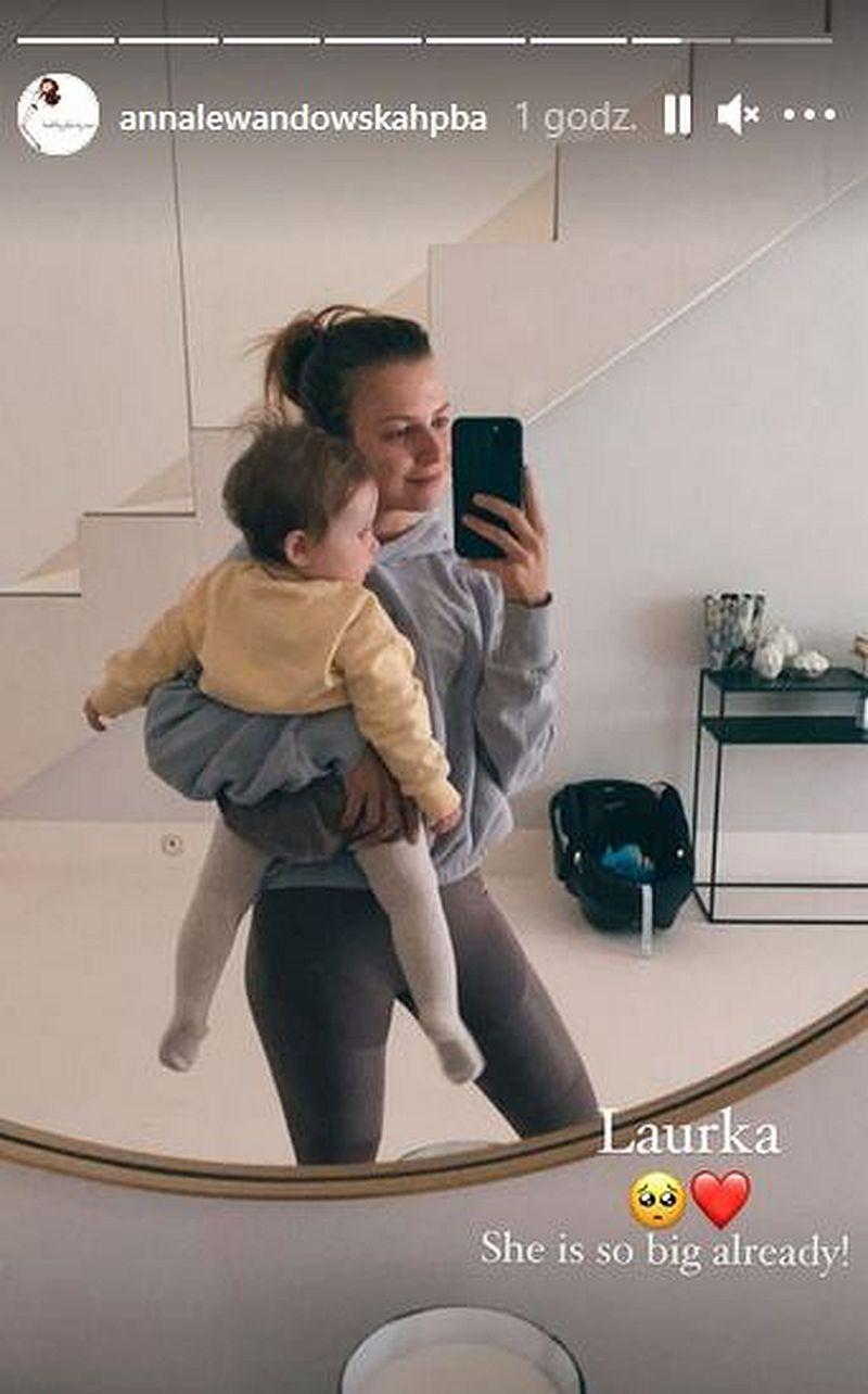 Anna Lewandowska z Laurą