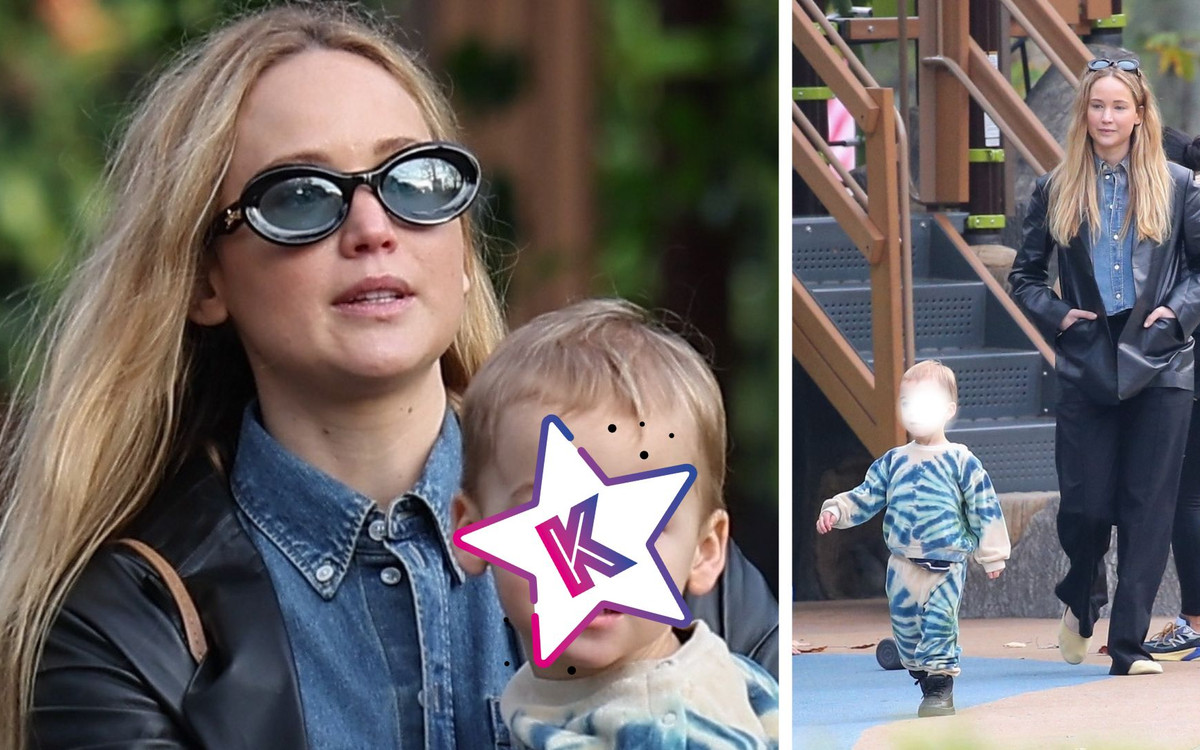 Jennifer Lawrence wybrała się z synkiem na plac zabaw. Tak wygląda na co dzień zdobywczyni Oscara