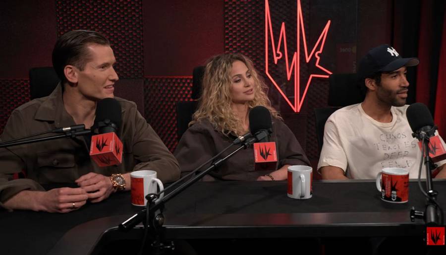 Jacek Jeschke, Hanna Żudziewicz, Gamou Fall wywiad/ YouTube/WojewódzkiKędzierski