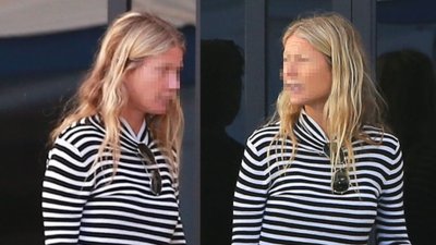 Zmęczona Gwyneth Paltrow bez makijażu wróciła z wakacji (ZDJĘCIA)