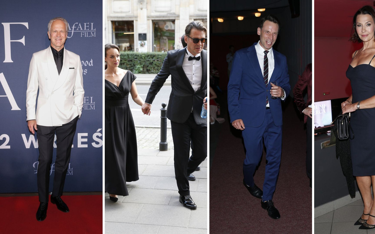 Premiera filmu “Triumf serca”. Żona Marcina Kwaśnego w pięknej sukni, Anna Popek w małej czarnej