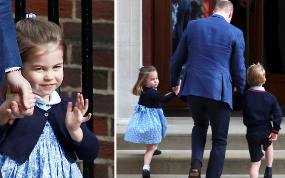 Książę William z George’m i Charlotte idą zobaczyć trzecie royal baby (ZDJĘCIA)