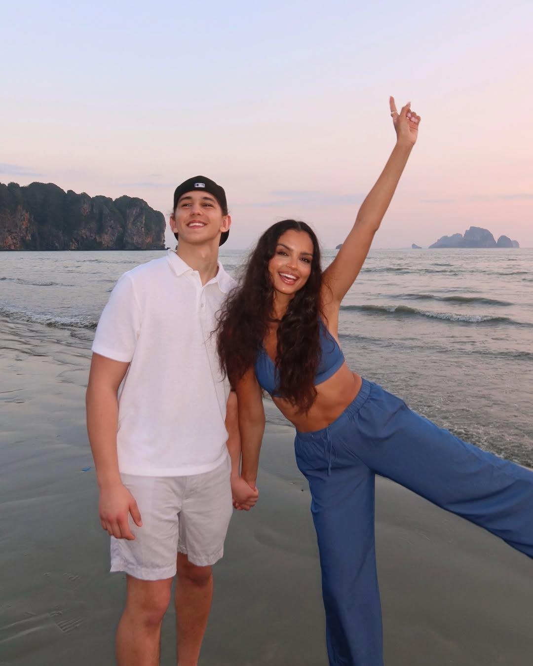 Klaudia El Dursi z rodziną na wakacjach, fot. Instagram