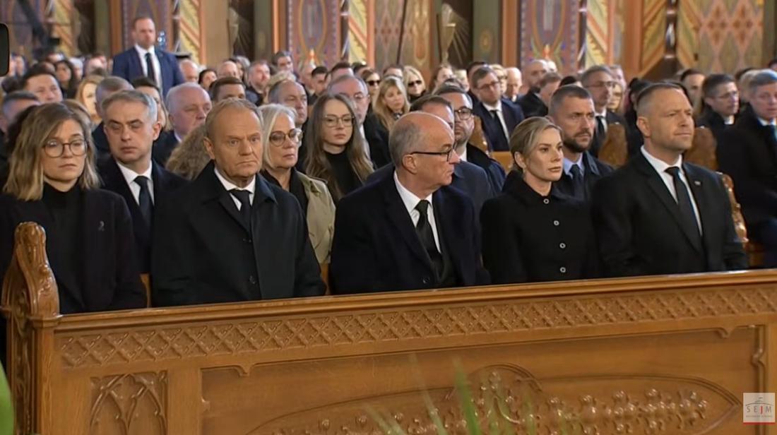 Pogrzeb Łukasza Litewki/YouTube/Sejm RP