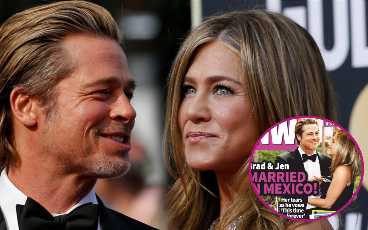 Jennifer Aniston i Brad Pitt WZIĘLI ŚLUB w Meksyku? Tabloid wie nawet, do jakiej piosenki tańczyli pierwszy taniec