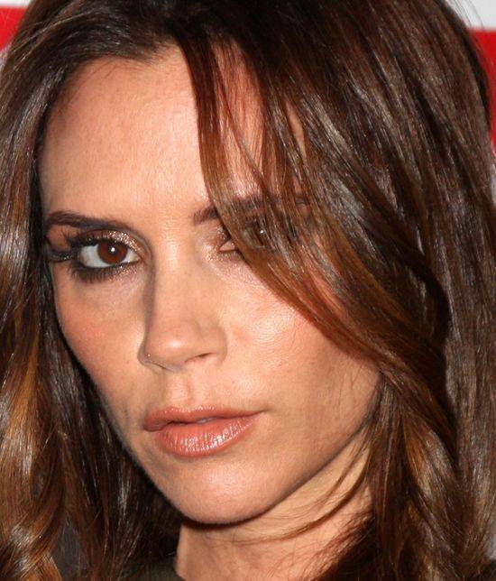 Zoom na twarz Victorii Beckham