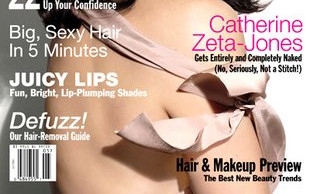 Catherine Zeta-Jones naga w Allure