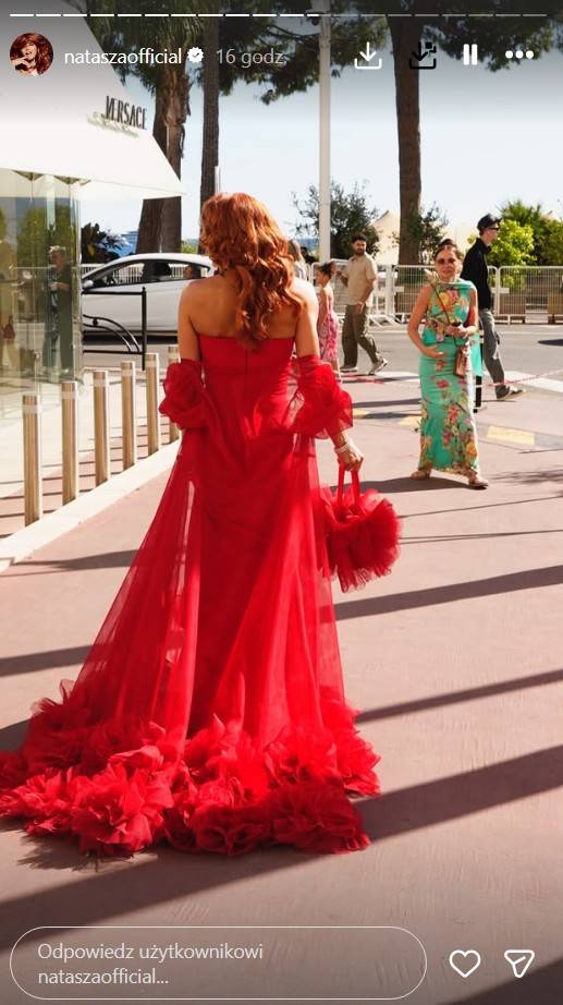 Natasza Urbańska olśniewa w Cannes, fot. Instagram