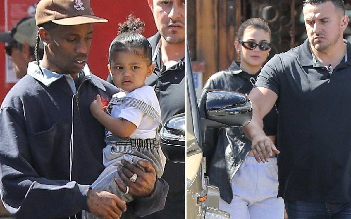 Kylie Jenner i Travis Scott pojechali razem na lunch (ZDJĘCIA)