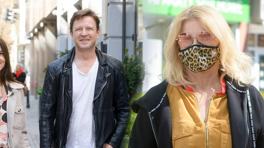 Gwiazdy DD TVN: Wojciech Błach z piękną żoną i Majka Jeżowska w modnych butach (ZDJĘCIA)