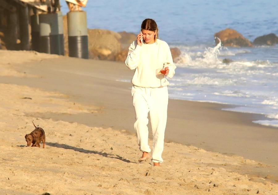 Sofia Richie i Scott Disick. fot.RMBI / BACKGRID / Backgrid USA / Forum