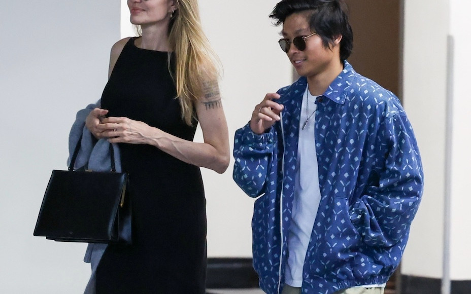 Angelina Jolie sfotografowana z 20-letnim Paxem. Matka i syn poszli na lunch w ultra drogiej knajpie