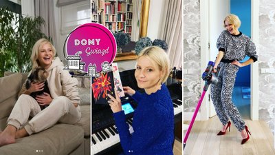 Tak mieszka Małgorzata Kożuchowska – kolorowe tapety, klasyka i elegancja oraz oryginalne detale (ZDJĘCIA)