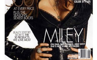 Miley Cyrus na okładce Elle (FOTO)