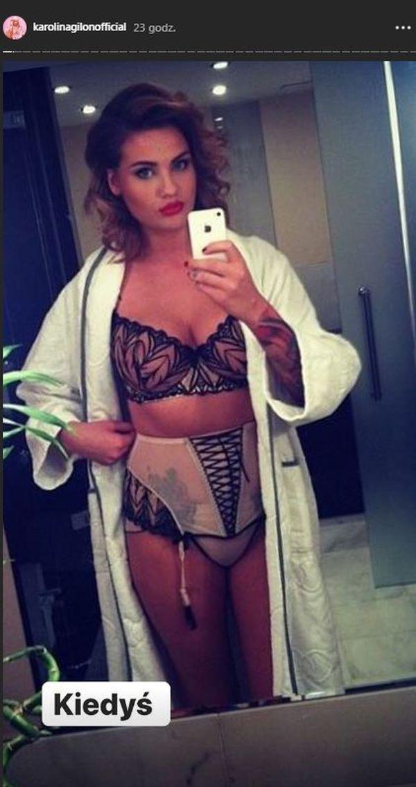 Karolina Gilon przed schudnięciem