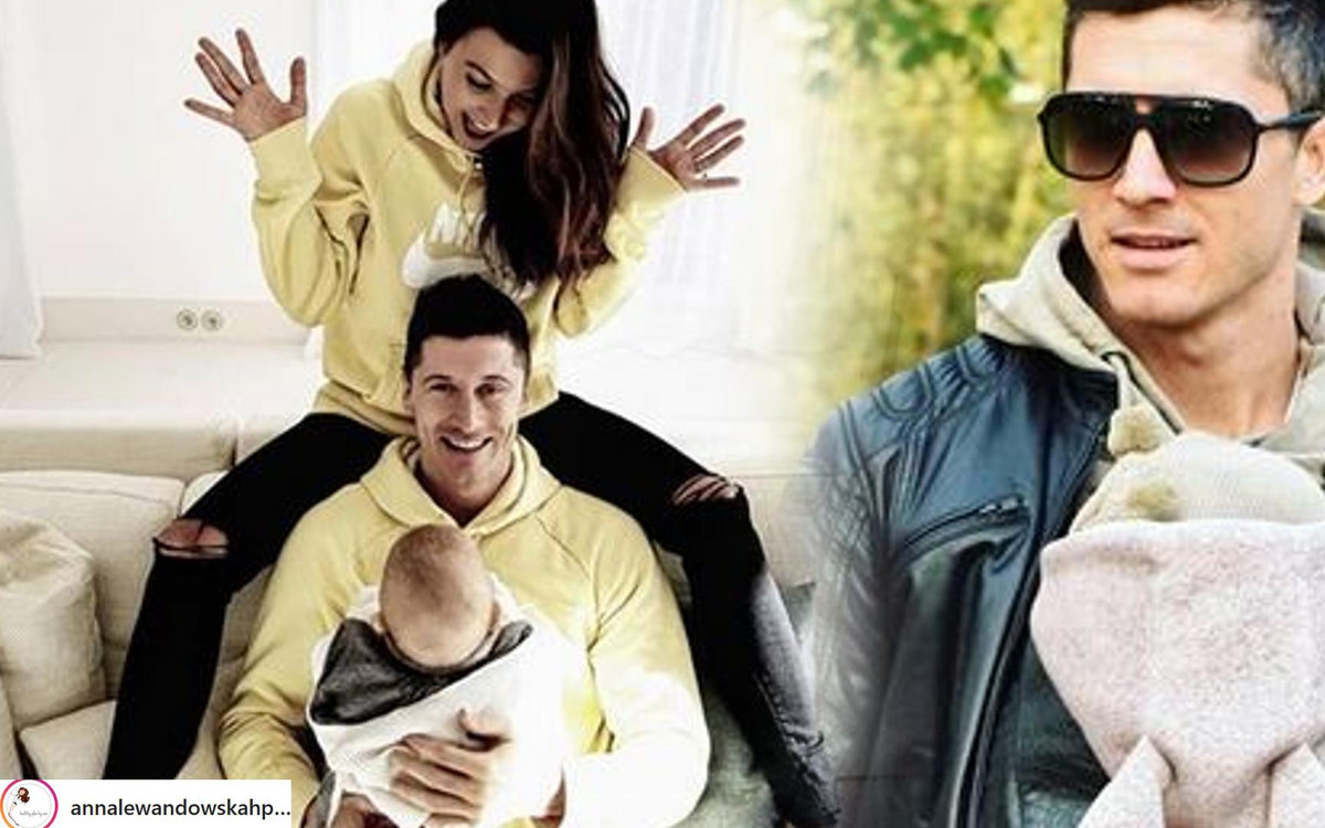 Robert Lewandowski na SŁODKIM zdjęciu z Klarą