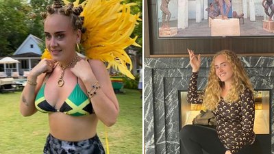 Szczuplutka Adele chwali się nową figurą jako prowadząca “SNL”