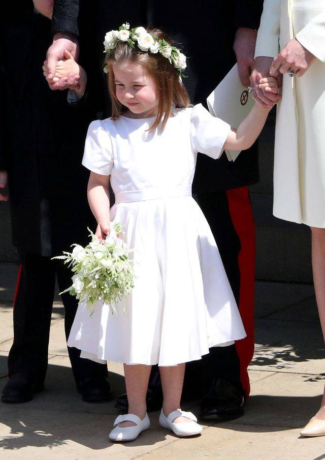 Wygibasy księżniczki Charlotte skradły uroczystość zaślubin Meghan i księcia Harry’ego