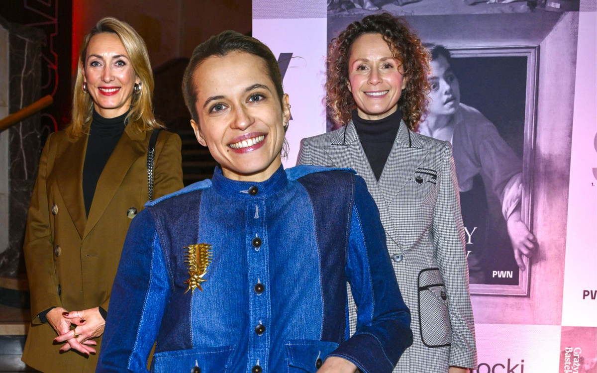 Celebryci na salonach: szczuplutka Ola Hamkało, Monika Mrozowska w stylowym komplecie