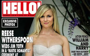Reese Witherspoon – ślubne zdjęcie na okładce Hello! (FOTO)