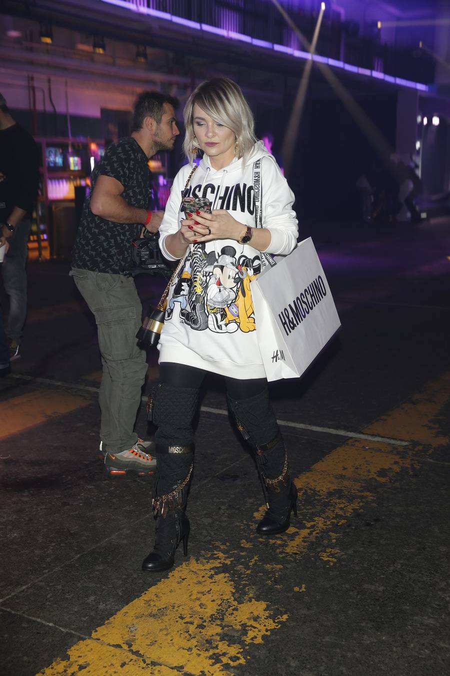 Gwiazdy na pokazie kolekcji Moschino dla HM