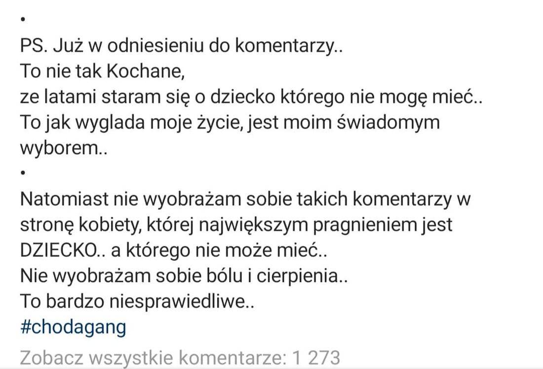 Ewa Chodakowska o powiększeniu rodziny