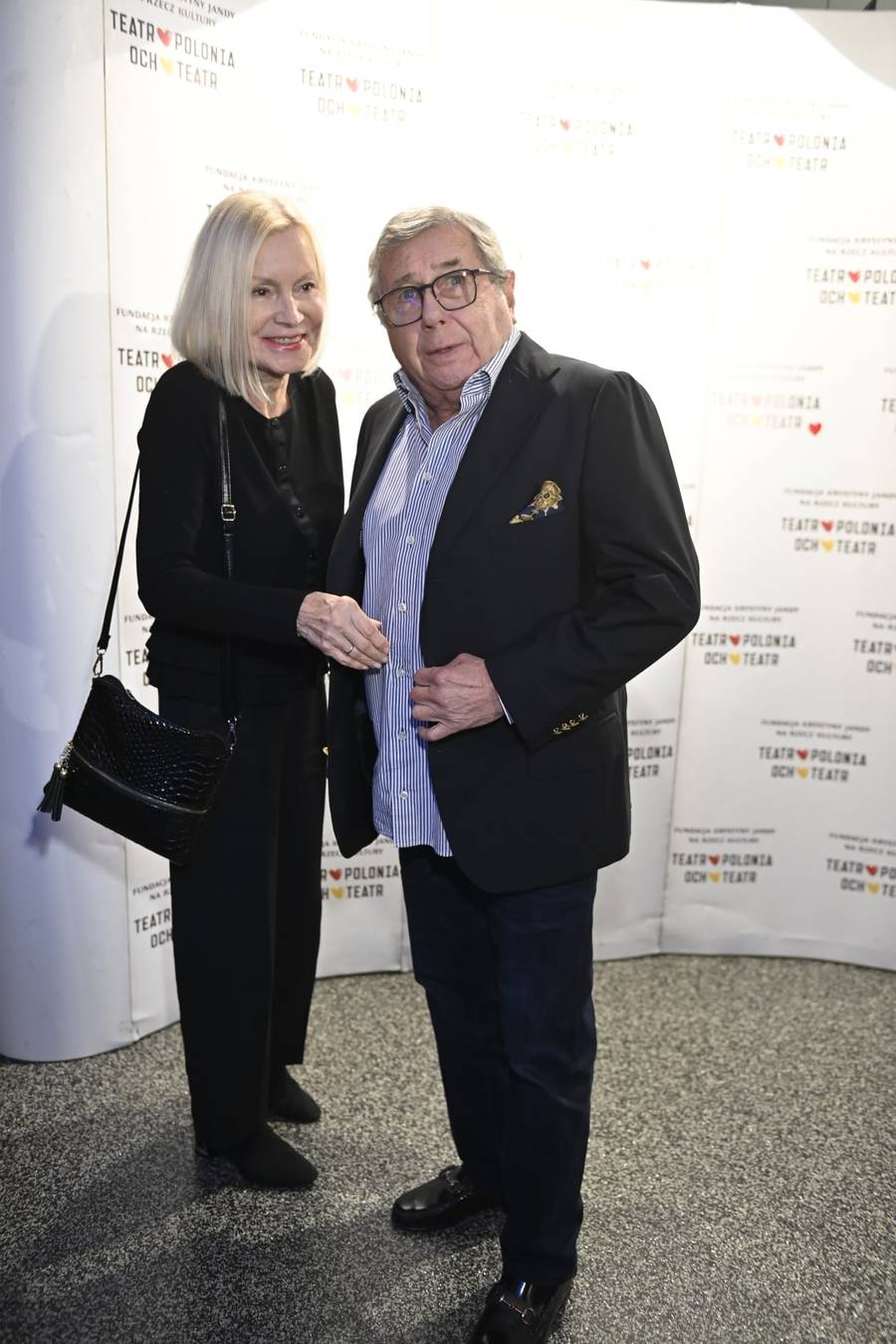 Plejada osobistości na premierze spektaklu “Extasy show”! Janusz i Elżbieta Gajos, Marek Koterski z żoną, Krystyna Janda