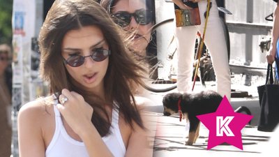 Co zrobiła Emily Ratajkowski, gdy jej pupil załatwił się na środku chodnika? (ZDJĘCIA)