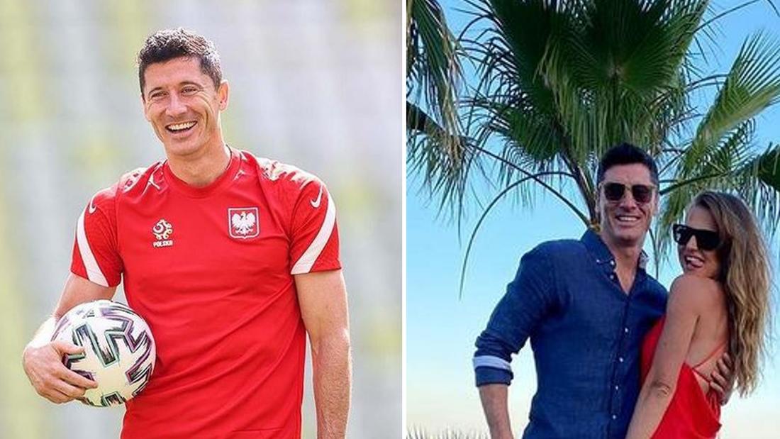 Robert Lewandowski dodał zdjęcie z Anią w pięknej, czerwonej sukience. Niektórzy internauci bezlitośni