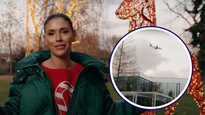 Klaudia Halejcio dekoruje dom na święta. Jedyną jej konkurencją są Łazienki Królewskie