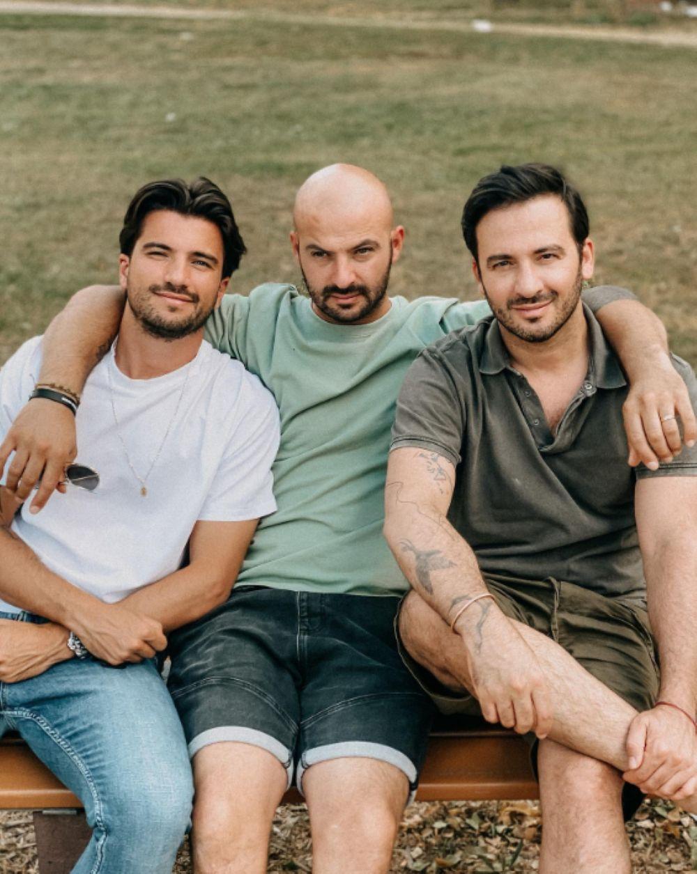 Stefano Terrazzino z braćmi/Instagram/stefanoterrazzino