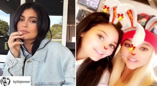 Ciężarna Kylie Jenner pokazała się na świątecznym śniadaniu Kardashianów