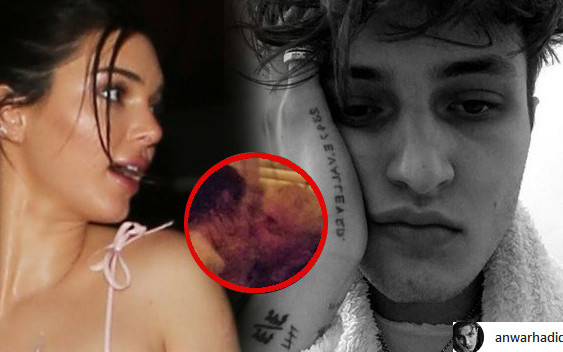 Kendall Jenner CAŁUJE SIĘ z 18-letnim bratem sióstr Hadid (EKSKLUZYWNE ZDJĘCIA)