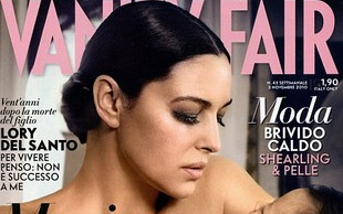 Naga Monica Bellucci z dzieckiem w Vanity Fair (FOTO)