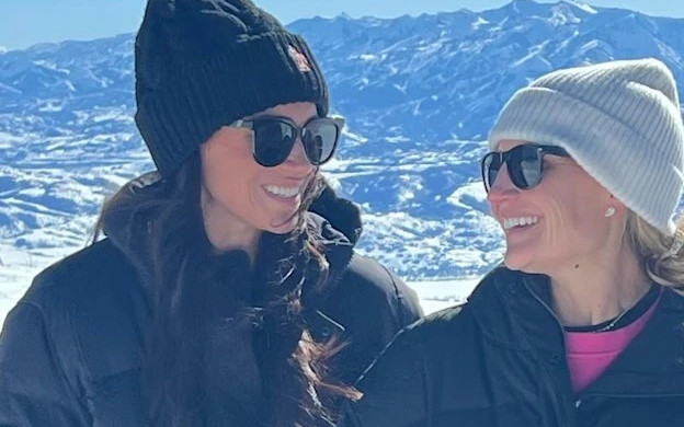 Meghan Markle z przyjaciółkami podczas luksusowego wypadu na narty