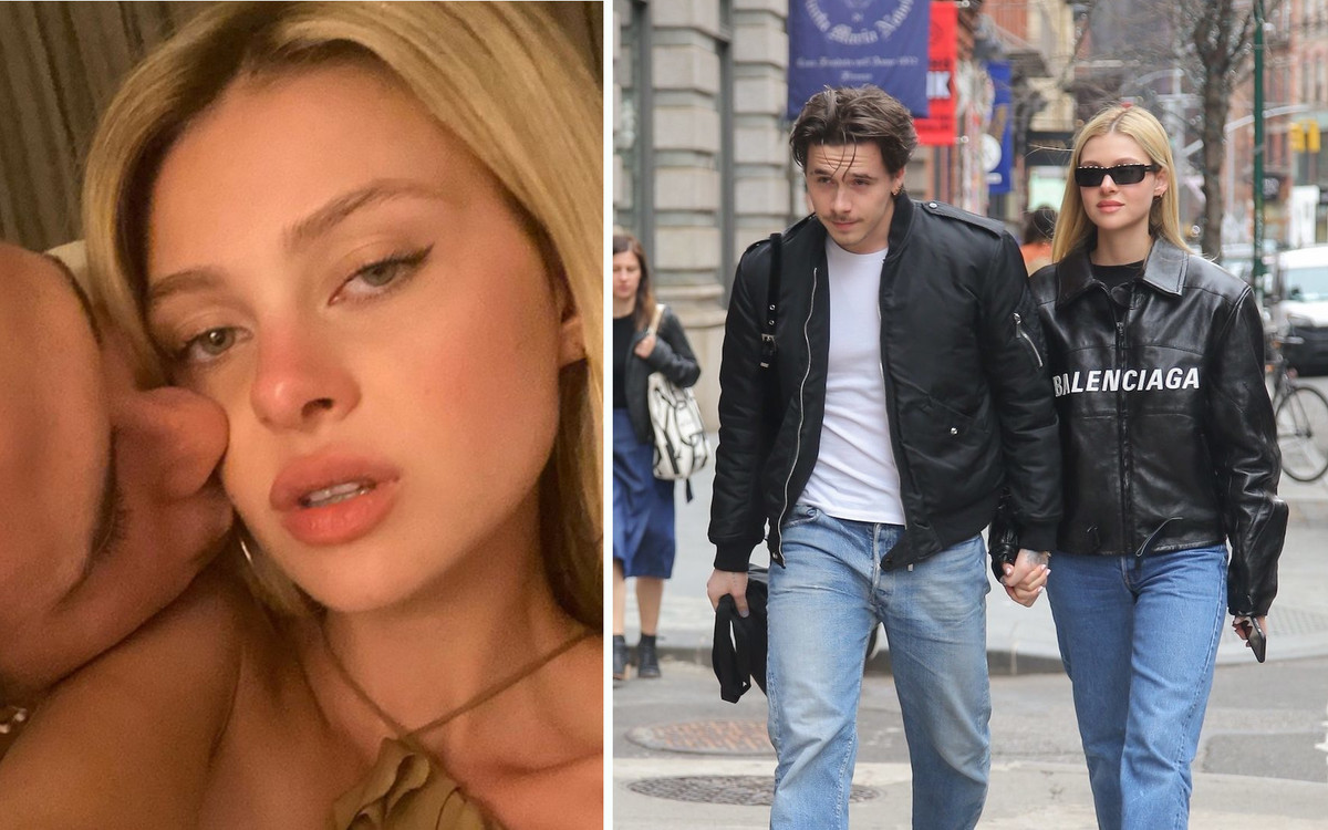 Brooklyn Beckham całuje Nicolę. Zmysłowe zdjęcie