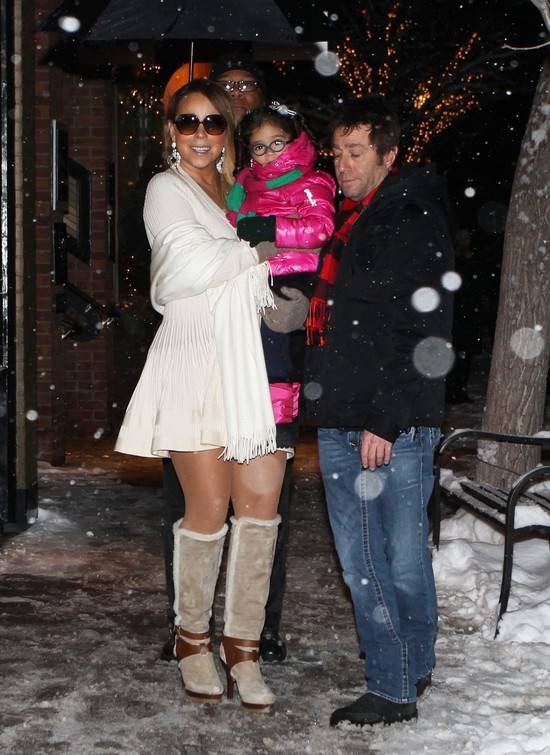 Mariah Carey z dziećmi w Aspen – zima 2013
