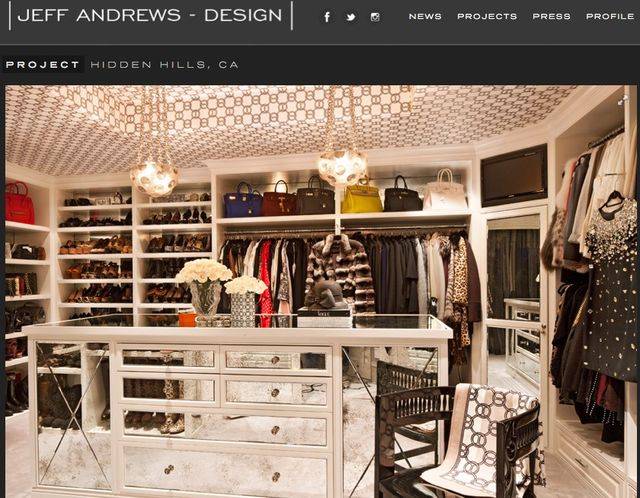 Gdzie gwiazdy trzymają swoje ubrania i buty?