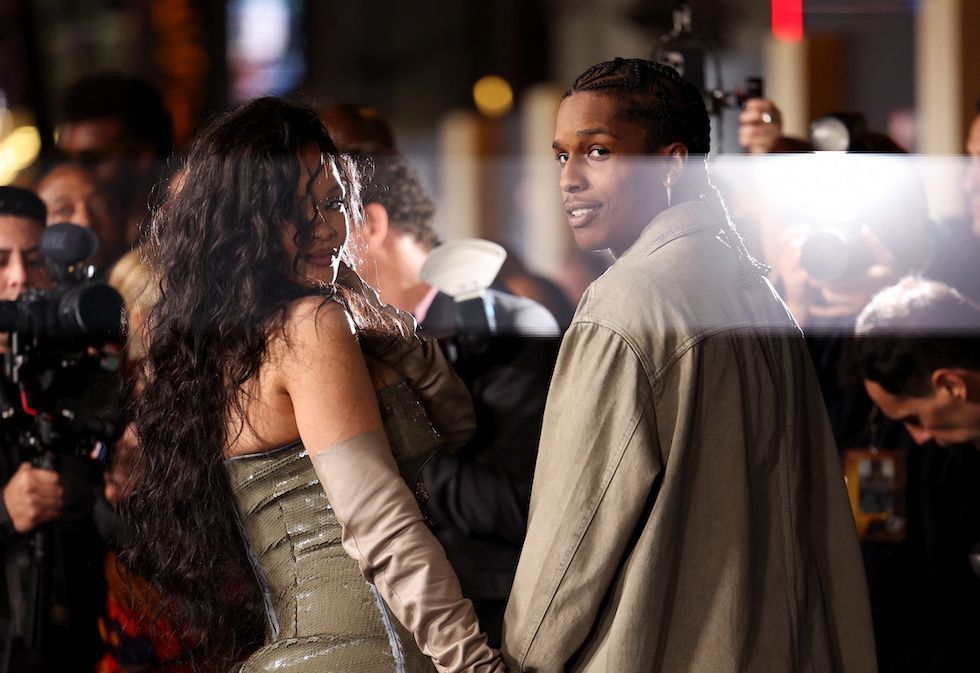 Singer Rihanna and rapper A$AP Rocky attend a premiere for the film Black Panther: Wakanda Forever in Los Angeles, California, U.S., October 26, 2022.,Image: 733467651, License: Rights-managed, Restrictions: , Model Release: no, Credit line: MARIO ANZUONI / Reuters / Forum