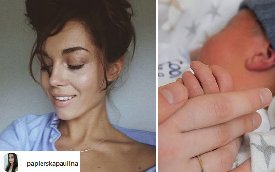 Paulina Papierska pokazała buzię synka (Instagram)