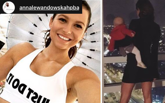 Anna Lewandowska z Klarą w nowym apartamencie kupionym przez Roberta (Instagram)