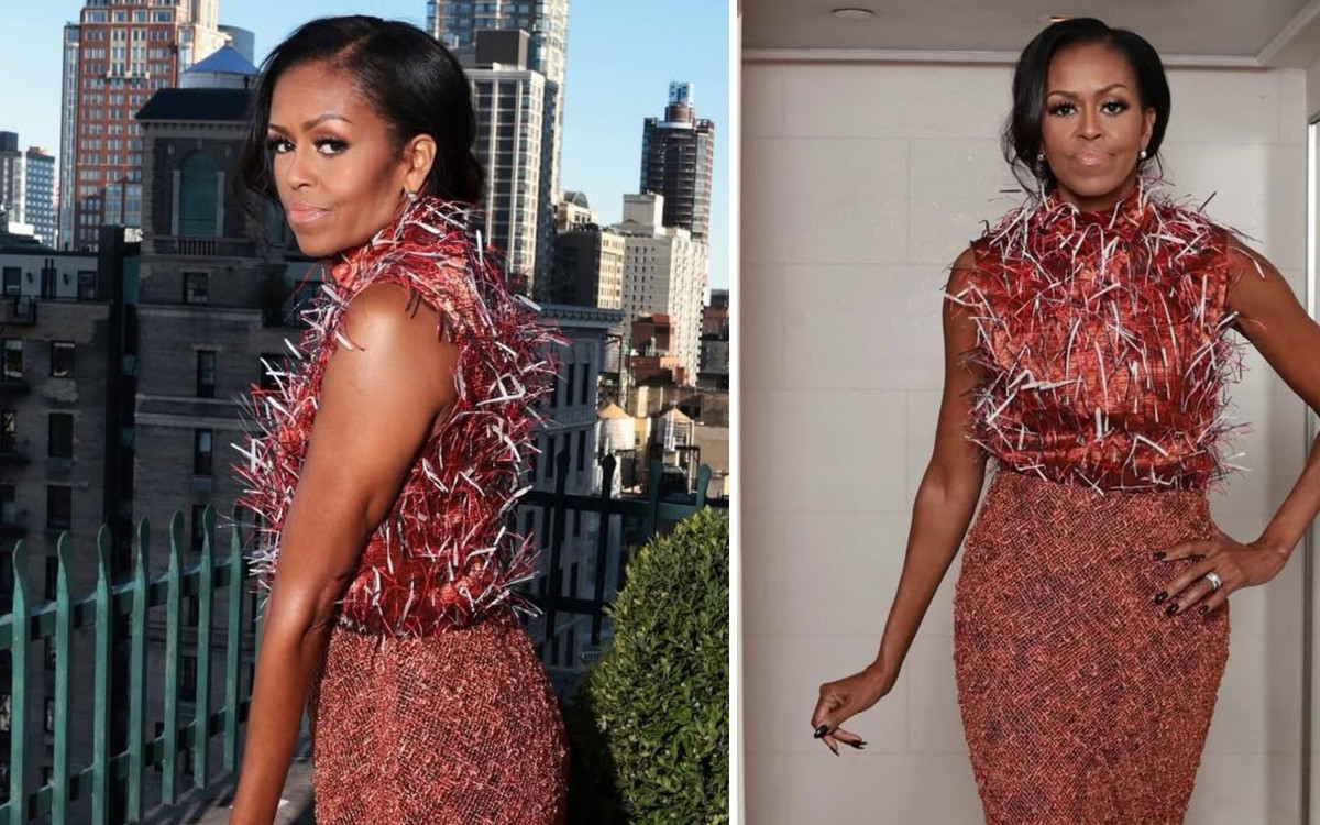 Michelle Obama zachwyciła w oryginalnej kreacji. Jaka ona chudziutka!