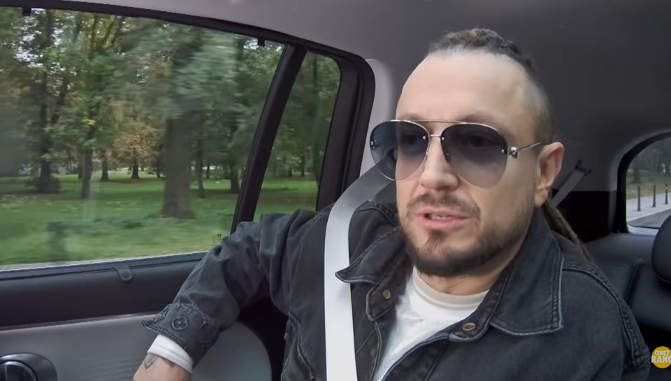 Baron tłumaczył się z wypadku drogowego u Odety Moro, fot. YouTube.com