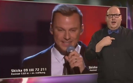 Szwecja oszalała na punkcie tego  tłumacza języka migowego