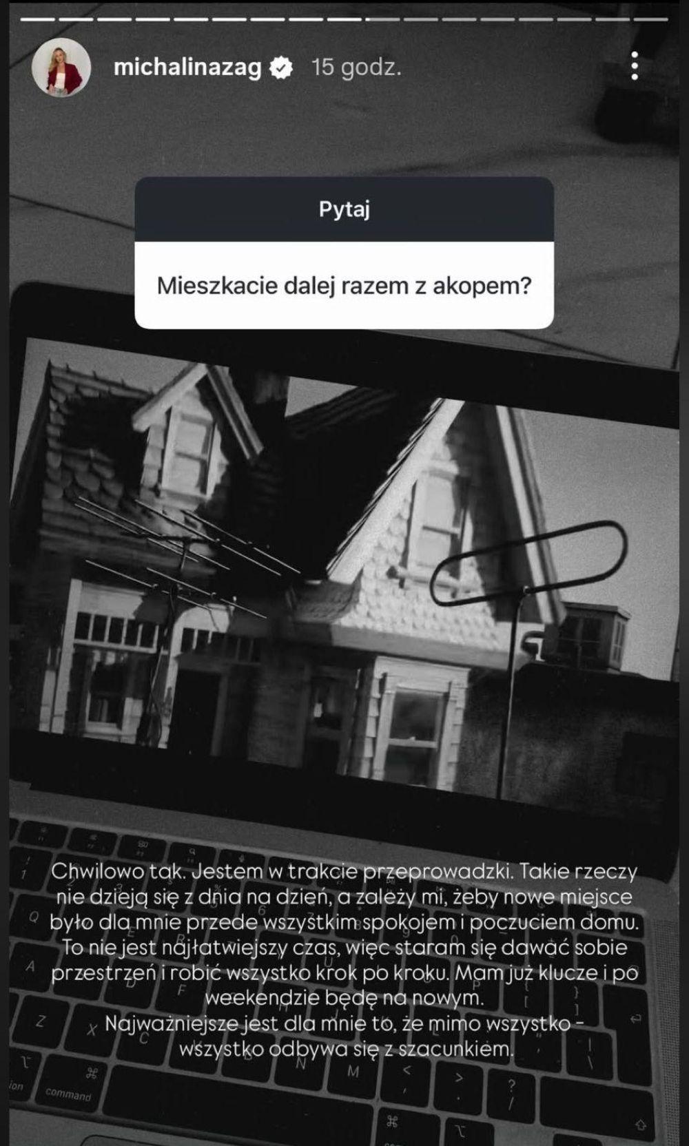 Akop Szostak i Michalina Zagórska/Instagram/michalinazag