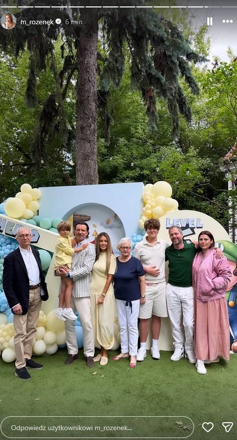 6 urodziny Henia Majdana, Małgorzata Rozenek-Majdan, Radosław Majdan fot. Instagram