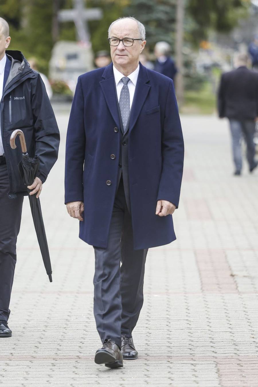 Włodzimierz Czarzasty na pogrzebie Wiesława Myśliwskiego/AKPA